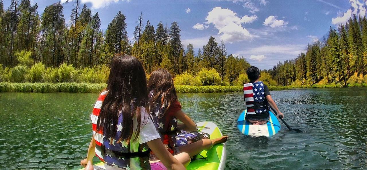 Bend-Sunriver Camping Resort Wheelchair Accessible Yurt 13 מראה חיצוני תמונה